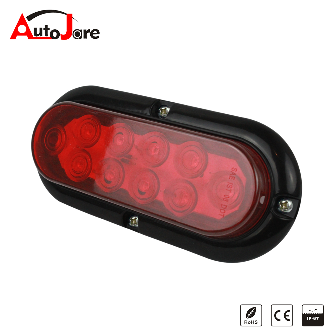 Autojare ROTE 10-LED-Warnleuchte Notfall-Parklicht