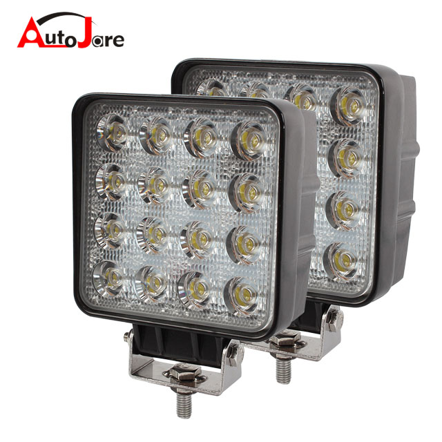 2x 48W Led Arbeitsscheinwerfer 6500 Lumen