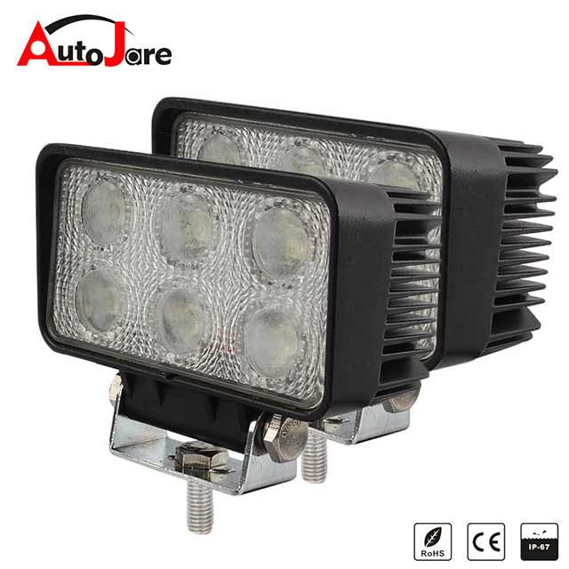 2x 18W LED Arbeitsscheinwerfer 2420 Lumen