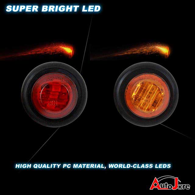 20 X Seitenmarkierungsleuchten LED