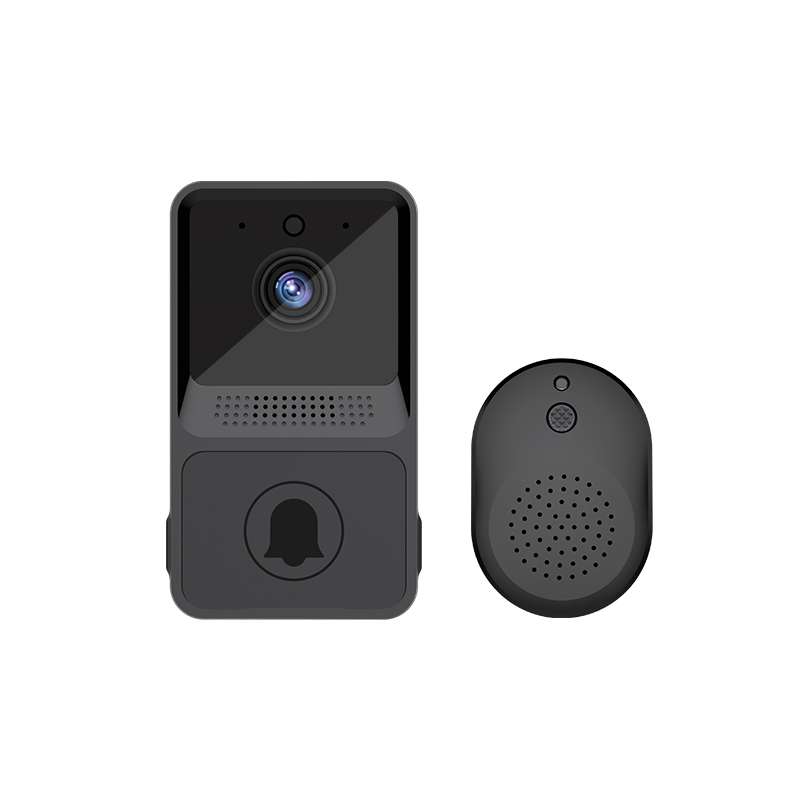 Video-Türklingelkamera Smart WiFi Wireless Doorbell Chime mit HD-Bild Zwei-Wege-Audio-Nachtsicht-Fernbedienung Außen für Haussicherheits-Alarmsystem I