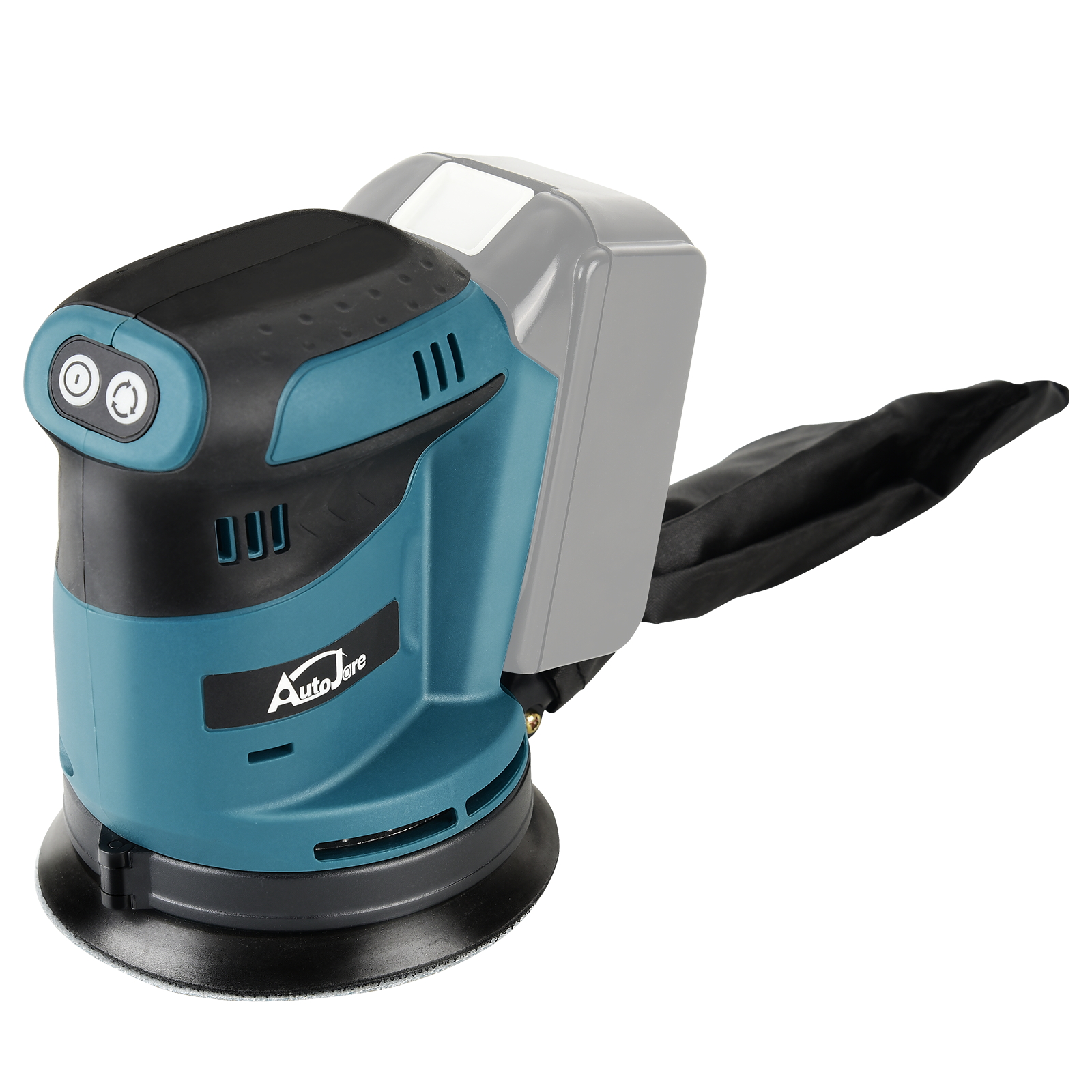 Exzenterschleifer Kompatibel mit Makita 18 V Akku 3 Leistungsstufe Schwingschleifer